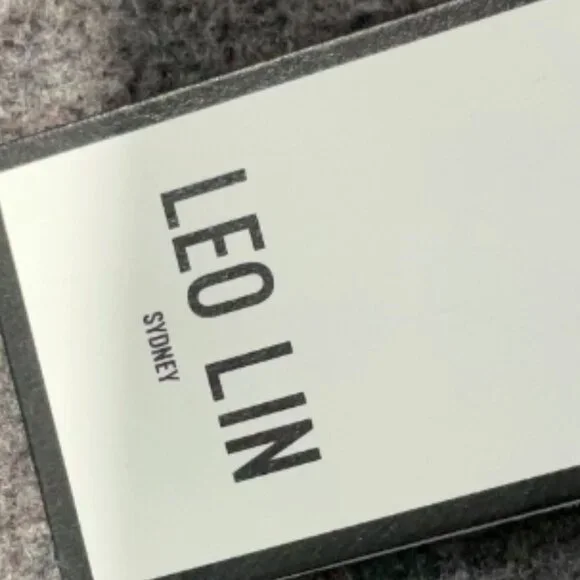 Leo Lin Jordana long Balloon Sleeve Organza Gown (VERY LOVELY) silk/linen dress - Picture 9 of 11